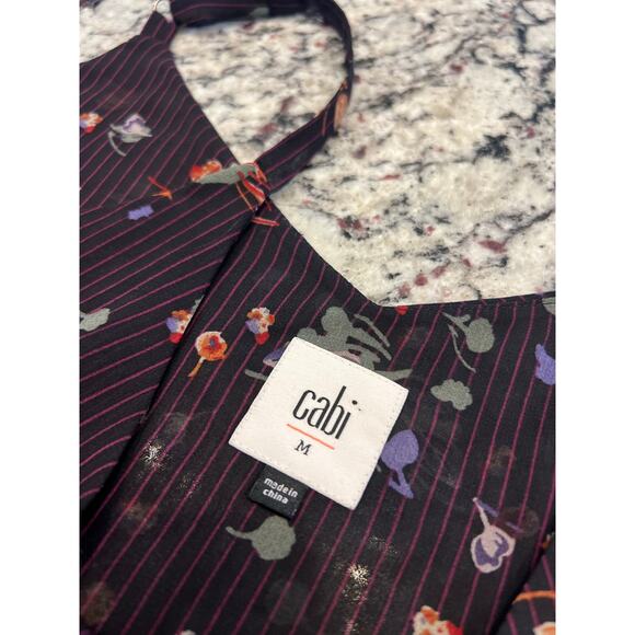 Cabi 3607 pinstriped cami top women’s size M - Picture 6 of 10